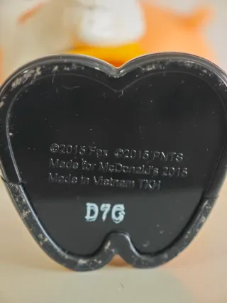 Figura Snoopy Charlie Brown McDonald's 2015