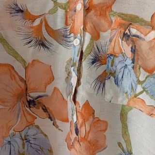 Camicetta donna fantasia floreale L