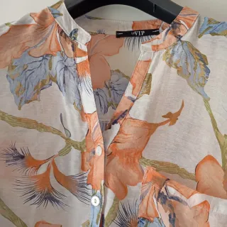 Camicetta donna fantasia floreale L