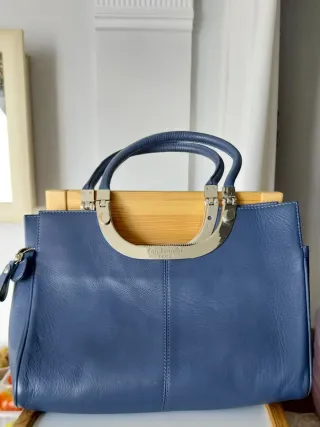 Bolso Piel Azul Guy Laroche