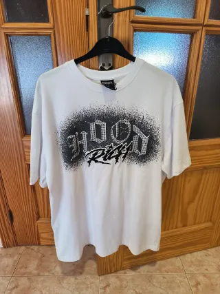 Camiseta y pantalón blanco Hoodrich nuevo