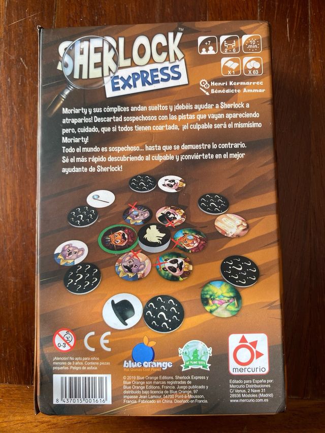 Juego de mesa Sherlock Express