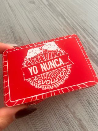 Juego de cartas para beber Yo Nunca... +18