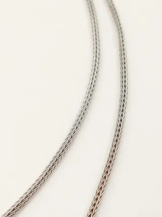 Collana uomo crocifisso croce argento 925 vintage