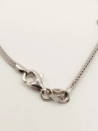 Collana uomo crocifisso croce argento 925 vintage