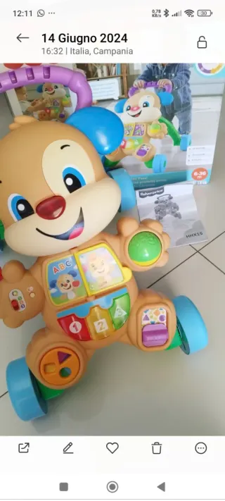 Cagnolino Primi Passi Fisher Price