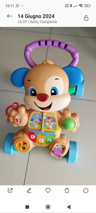 Cagnolino Primi Passi Fisher Price