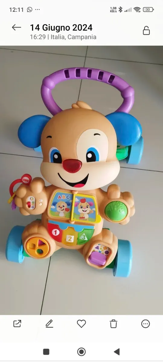 Cagnolino Primi Passi Fisher Price