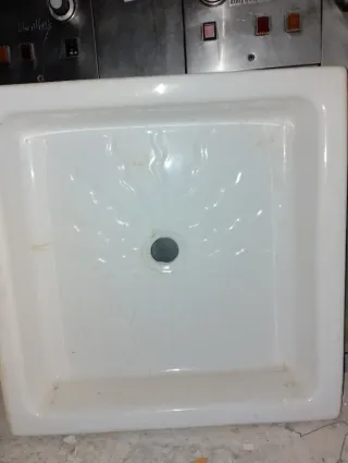 Plato de ducha blanco acrílico