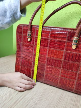 Bolso cartera de cocodrilo