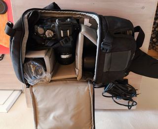 Cámara Olympus E-500 con objetivo