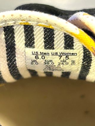 Zapatillas Vans 38, Authentic girasoles Sunflower