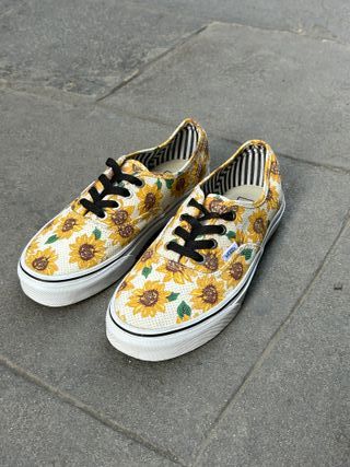 Zapatillas Vans 38, Authentic girasoles Sunflower