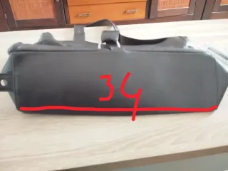 Bolso de piel marrón LUPO