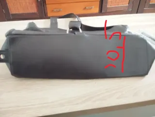 Bolso de piel marrón LUPO