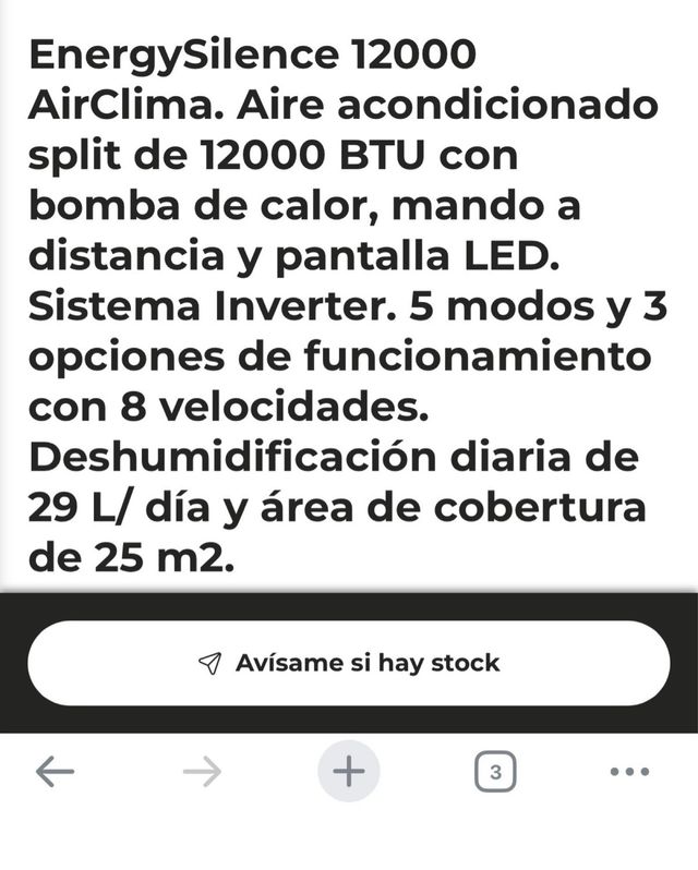 Aire Acondicionado Cecotec Blanco