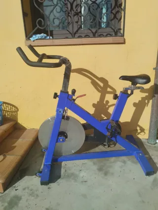 Bicicleta de Spinning Azul