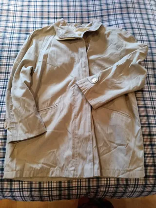 Chaqueta beige mujer tacto agradable