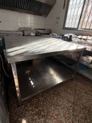 Mesas de cocina industrial