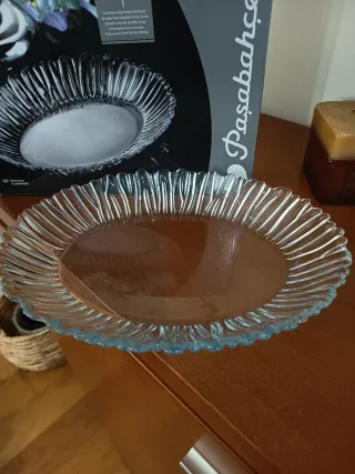 Prato oval Paşabahçe trabalhado