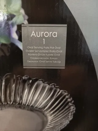 Prato oval Paşabahçe trabalhado