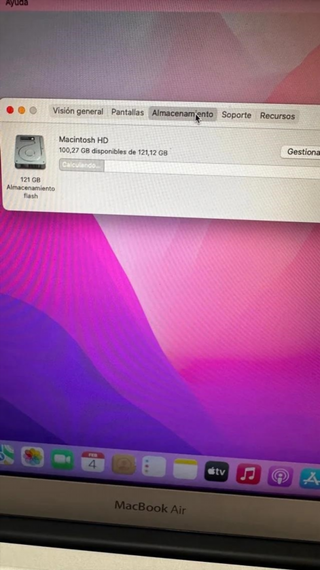 MacBook Air 2017 128GB Plata 8GB RAM