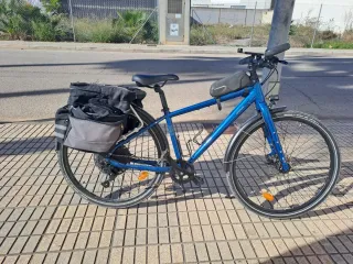Bicicleta Trekking Aluminio Monoplato, Riverside.