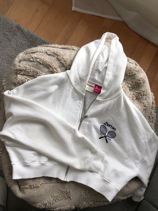 Sudadera Pull&Bear Barbie Tenis Blanca