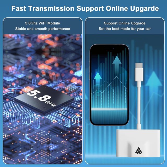 Adaptador Android Auto Inalámbrico USB-C