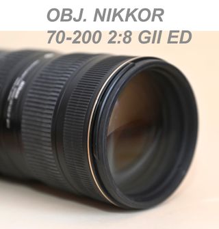 Objetivo Nikon 70-200mm f/2.8 GII ED