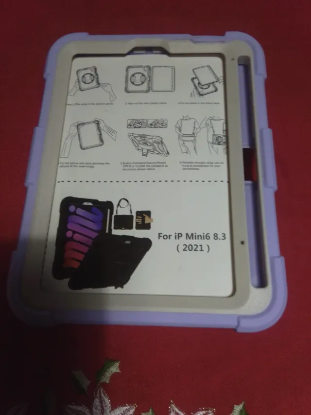 Funda Morada iPad Mini 6 8.3