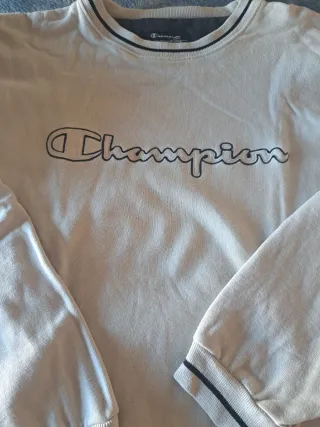 Sudadera Champion Gris Perla Original USA