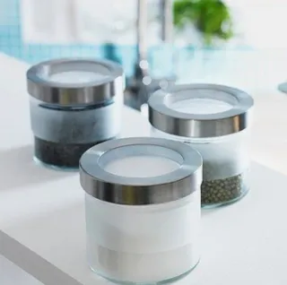 Conjunto Tarros Cristal Ikea Droppar