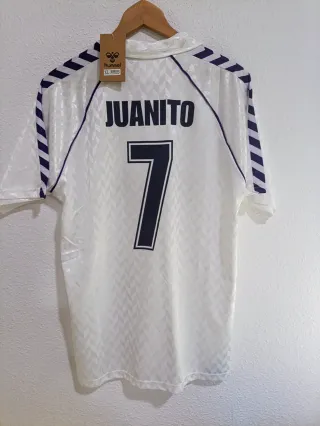 Camiseta Juanito RM leyenda futbol retro vintage