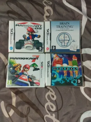 Pack Cajas y Manuales Nintendo DS/3DS