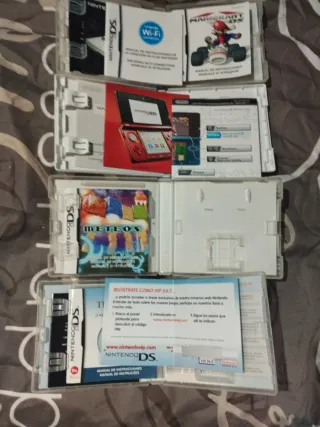 Pack Cajas y Manuales Nintendo DS/3DS