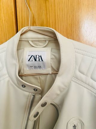 Chaqueta Zara Blanca Talla S Hombre