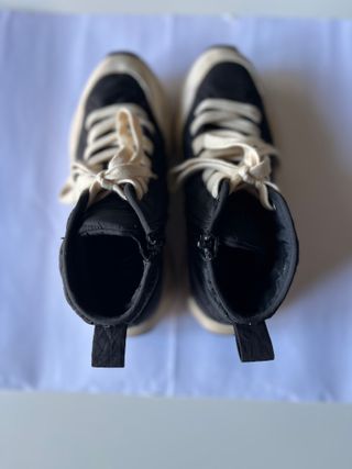 Botas Zara T36 Niña/Niño Negras