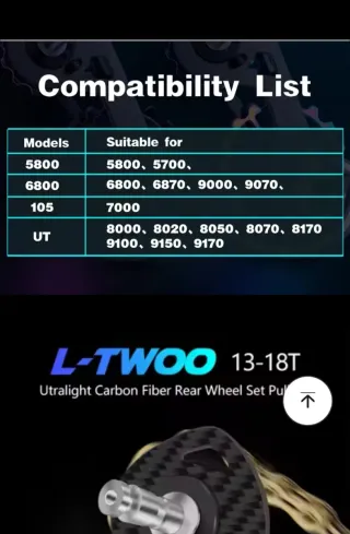 Desviador cambio trasero carbono UT