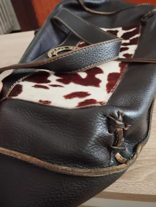 Bolso Salvador Bachiller Piel Marrón y Vaca