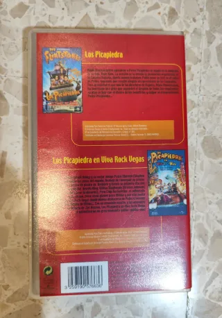 Película VHS Los Picapiedras 1 y 2