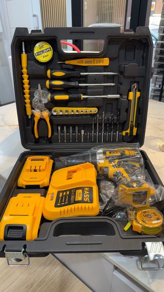 Maletín de trabajo HASS negro y amarillo