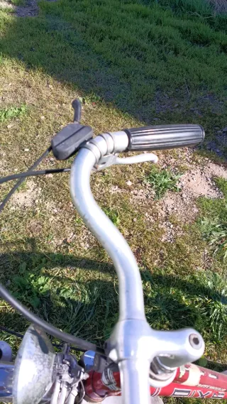 Bicicleta de paseo roja