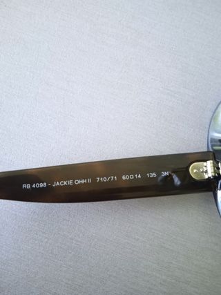 Gafas Ray-Ban Mujer Jackie Ohh!!! Negras