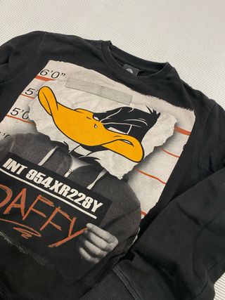 Sudadera Pato Lucas Negra