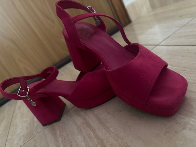 Tacones Rosa Plataforma