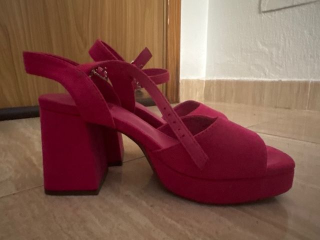 Tacones Rosa Plataforma