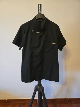 Camisa Cozinheiro(a) Preta Nova