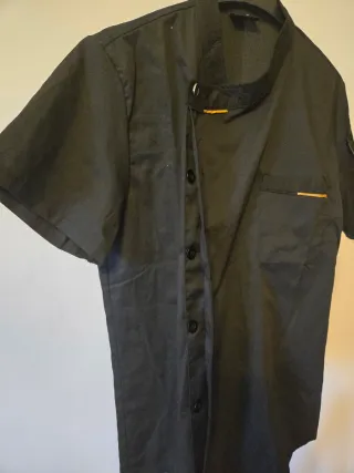 Camisa Cozinheiro(a) Preta Nova