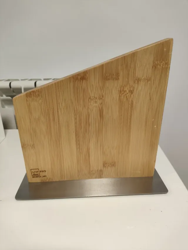 Soporte Cuchillos Bambú con Imán LIVARNO